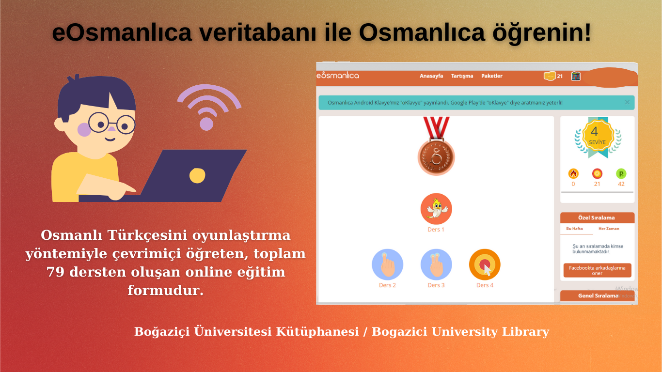 eOsmanlıca Veri Tabanı Erişiminize Açılmıştır!
