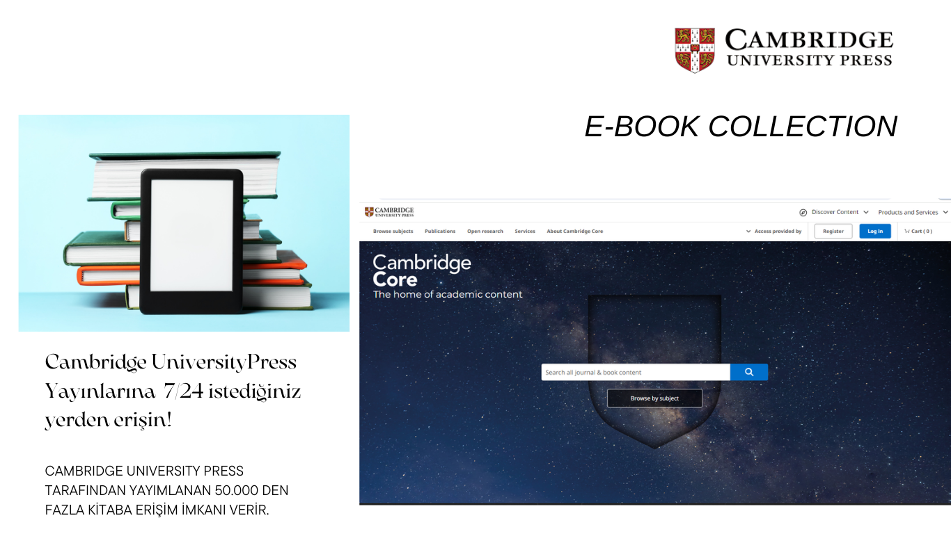 Cambridge University Press e-Book Collection is Now Available!