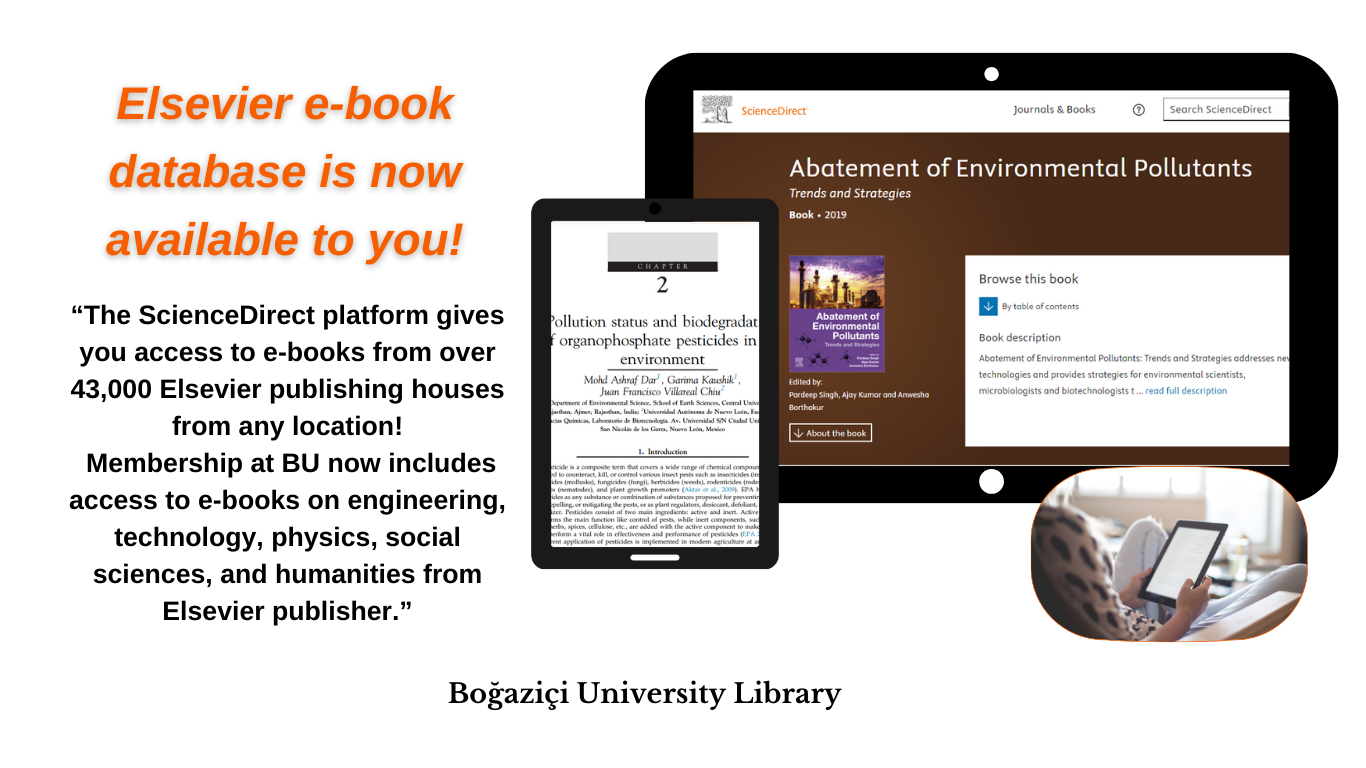 Elsevier e-Book Database is Open to Your Access!