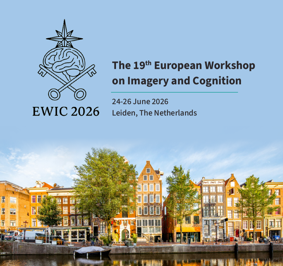 We presented at the 19th European Workshop on Imagery and Cognition (EWIC 2026) Held June 24 - 26 2026, Leiden, The Netherlands!
