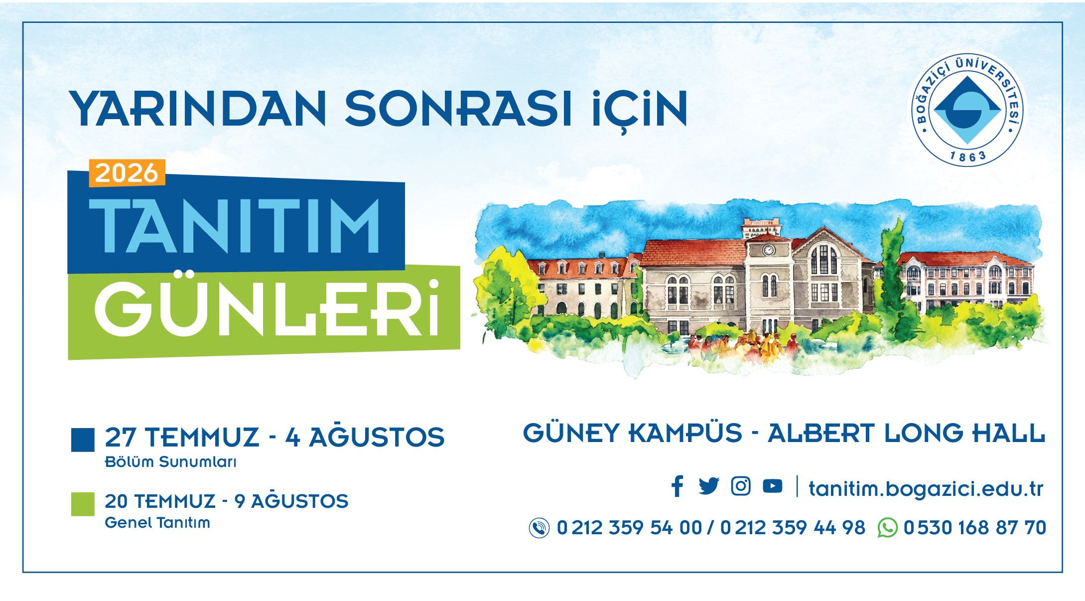 Türkiye'nin En İyileri Boğaziçi Üniversitesi Tanıtım Günleri'nde