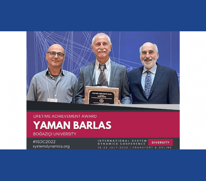 Yaman Barlas is the 6th recipient of the Lifetime Achievement Award