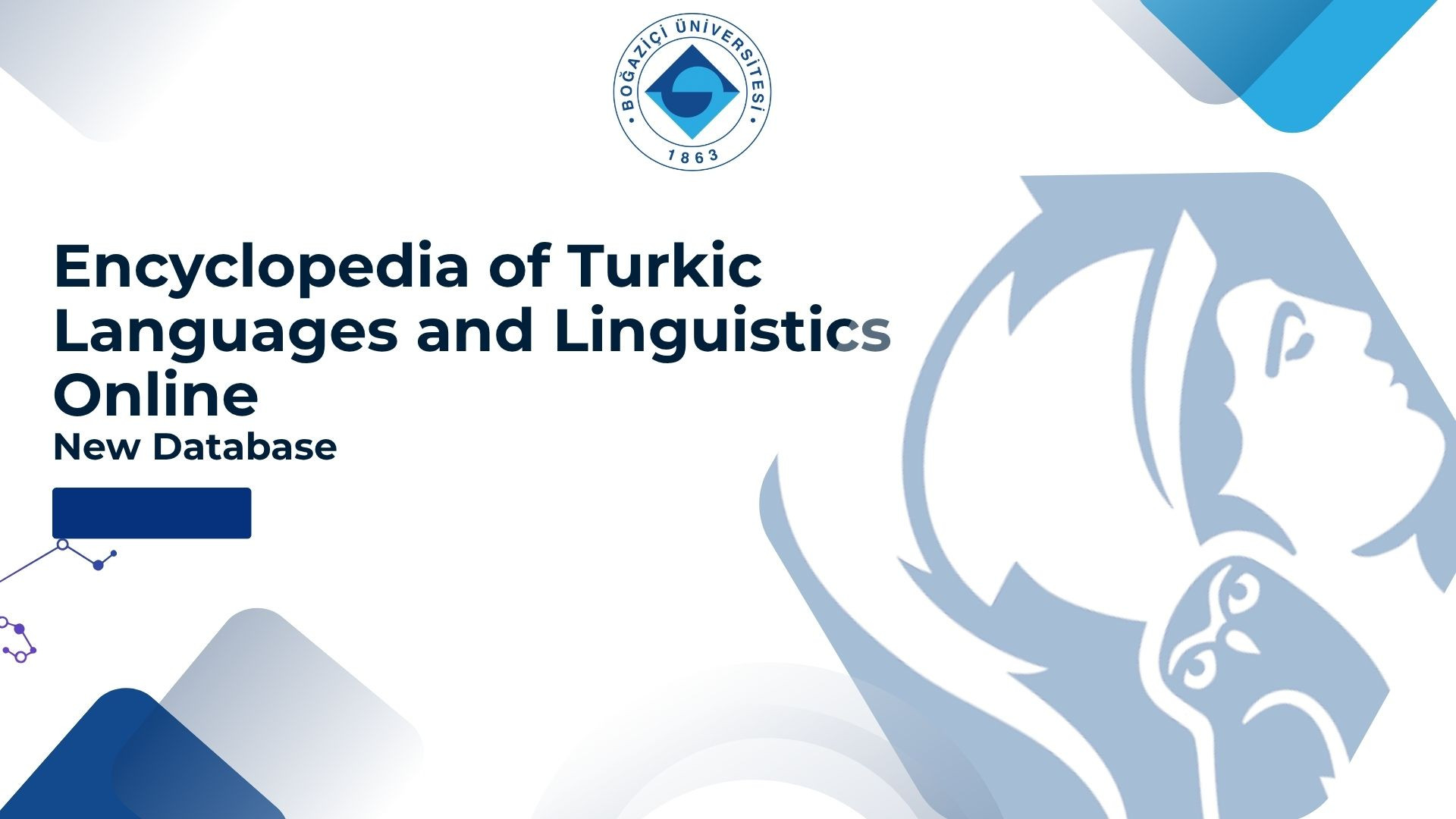 Encyclopedia of Turkic Languages and Linguistics Online