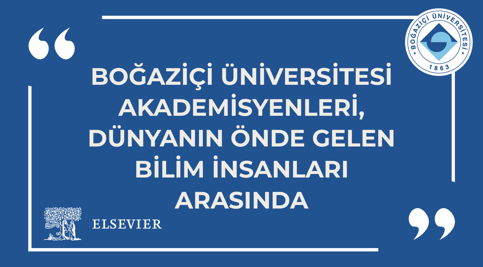 Boğaziçi Üniversitesi Akademisyenleri, Dünyanın Önde Gelen Bilim İnsanları Arasında