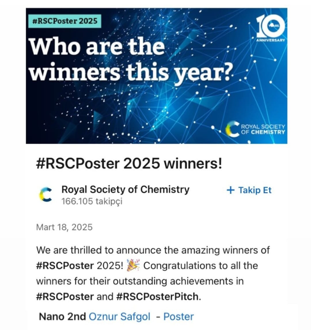 March 2025 - #RSCPoster2025 winners have been announced!