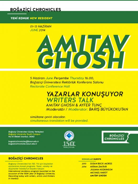 Amitav Ghosh ve Ayfer Tunç'tan Açık Sohbet