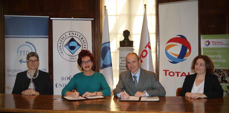 Boğaziçi Üniversitesi ile Total Oil Türkiye akademik araştırmada işbirliği için el sıkıştı