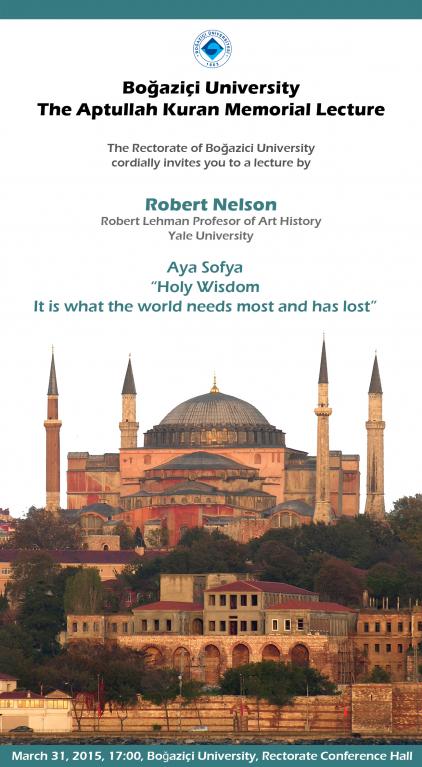 Sanat tarihi uzmanı Prof. Nelson dünya kültür mirasının en önemli simgelerinden Ayasofya'yı anlatacak