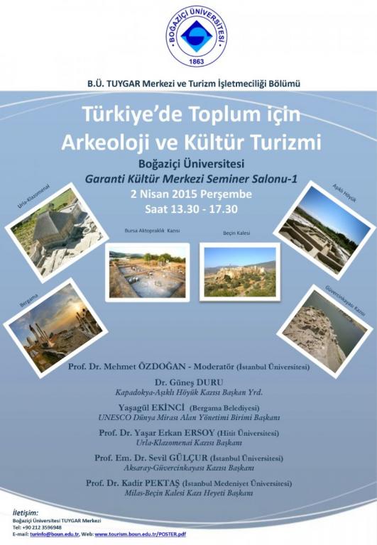 Türkiye'de Toplum için Arkeoloji ve Kültür Turizmi