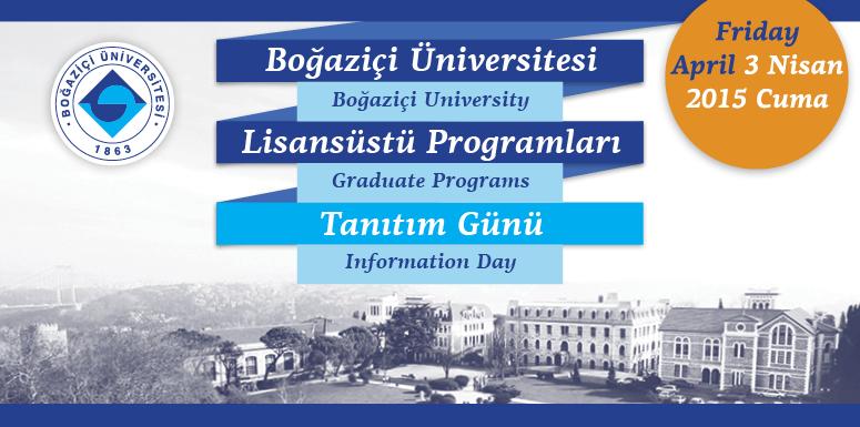Lisansüstü Programlar Tanıtım Günü 3 Nisan'da﻿