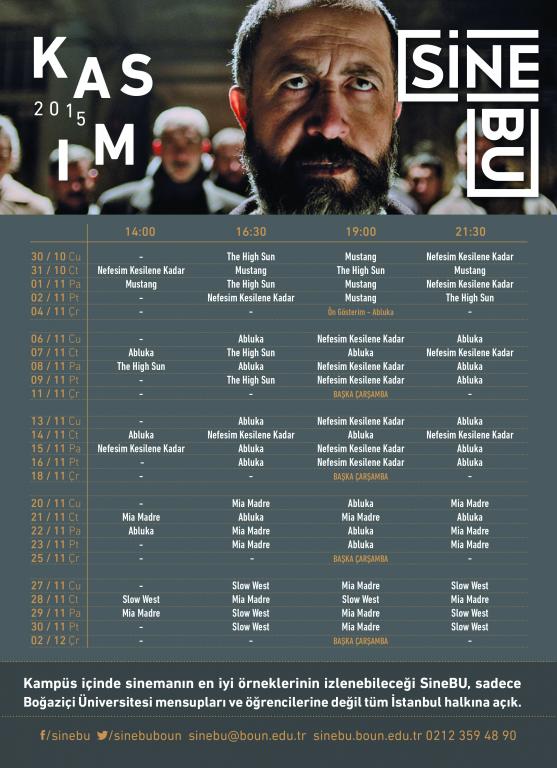 SineBU Kasım'da sezonun yenilerini sinemaseverlerle buluşturuyor