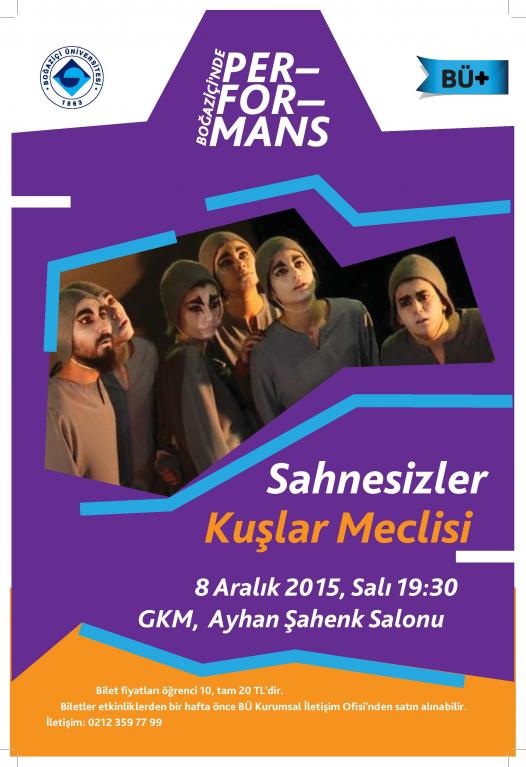 Kuşlar Meclisi 08 Aralık'ta Boğaziçi'nde…