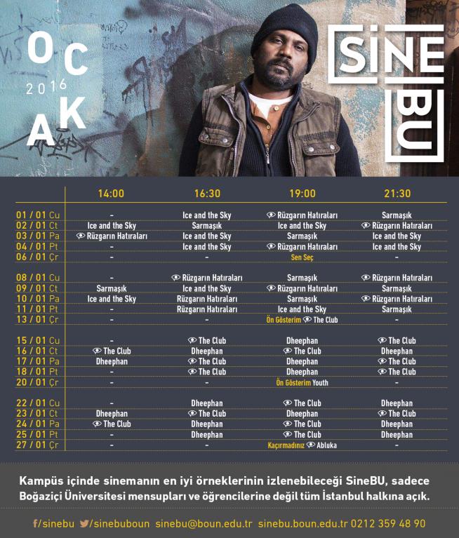Kış, SineBU'ya ödüllü filmlerle geldi
