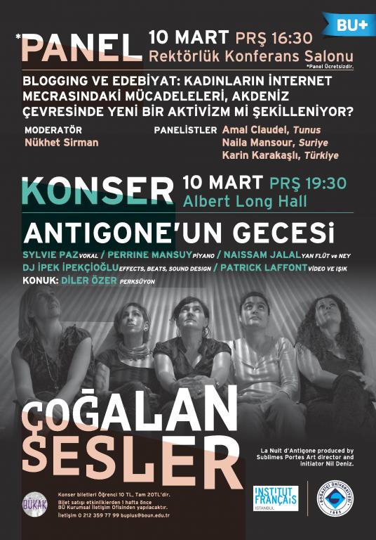 İspanya, Mısır, Tunus, Suriye ve Türkiye'den Kadınlar Boğaziçi'nde...