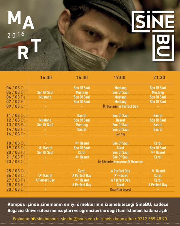 SineBU'dan bahara yeni filmlerle ‘merhaba'