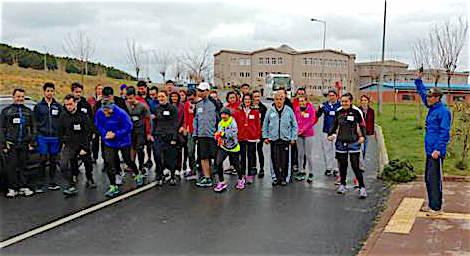 Kilyos'ta 5K maratonu