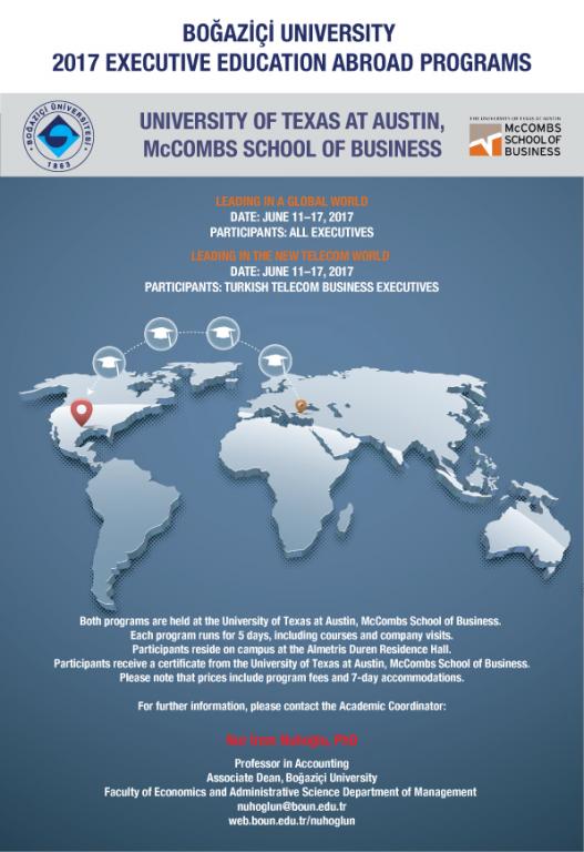 ‘'Executive Education Abroad'' Programları 3. yılında
