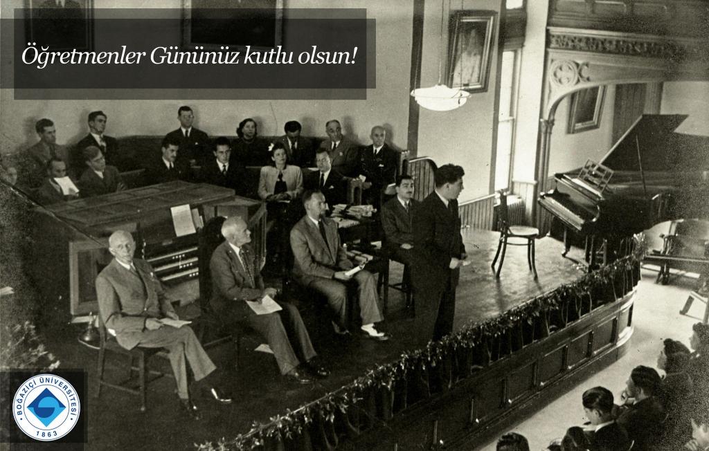 Boğaziçi Üniversitesi'nde Öğretmenler Günü