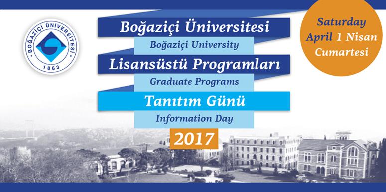 Boğaziçi Üniversitesi'nde Lisansüstü Programlar Tanıtım Günü 1 Nisan'da!