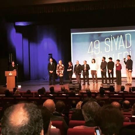 SİYAD Emek Ödülü Mithat Alam Film Merkezi'ne Verildi