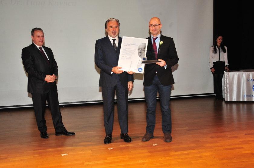 Yrd. Doç. Dr. Tuna Kuyucu “Gelecek Vadeden Bilim İnsanı” ödülünün sahibi oldu