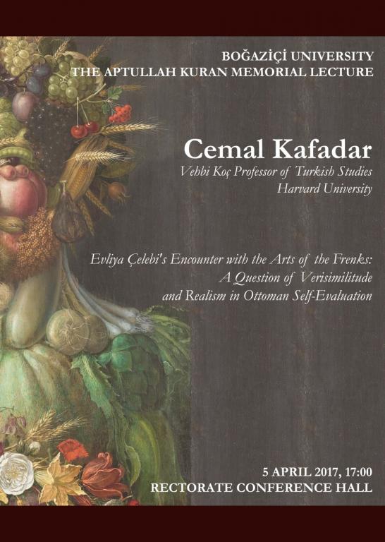 ''Aptullah Kuran Anma Konferansı'' Cemal Kafadar'ı konuk ediyor