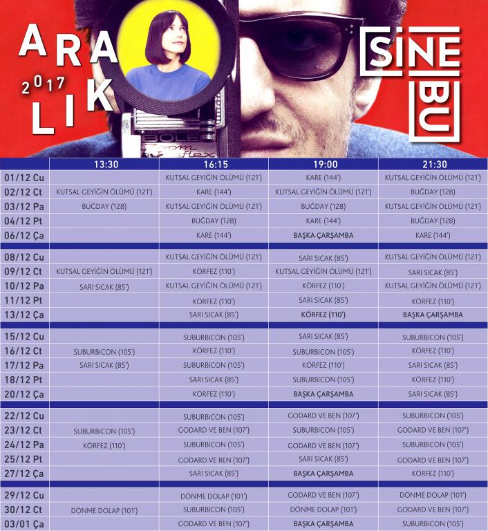 SineBU 2017'ye beyazperdenin en iyileriyle veda ediyor