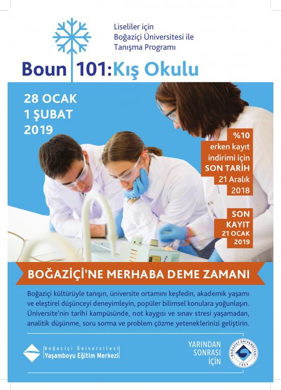 Boğaziçi Üniversitesi Lise Öğrencilerine Bir Kez Daha Kapılarını Açıyor!