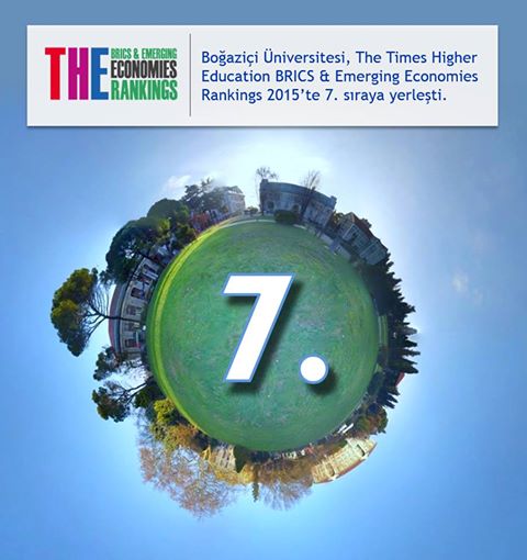 Boğaziçi Üniversitesi 22 ülkenin üniversiteler sıralamasında 7. sırada yer aldı