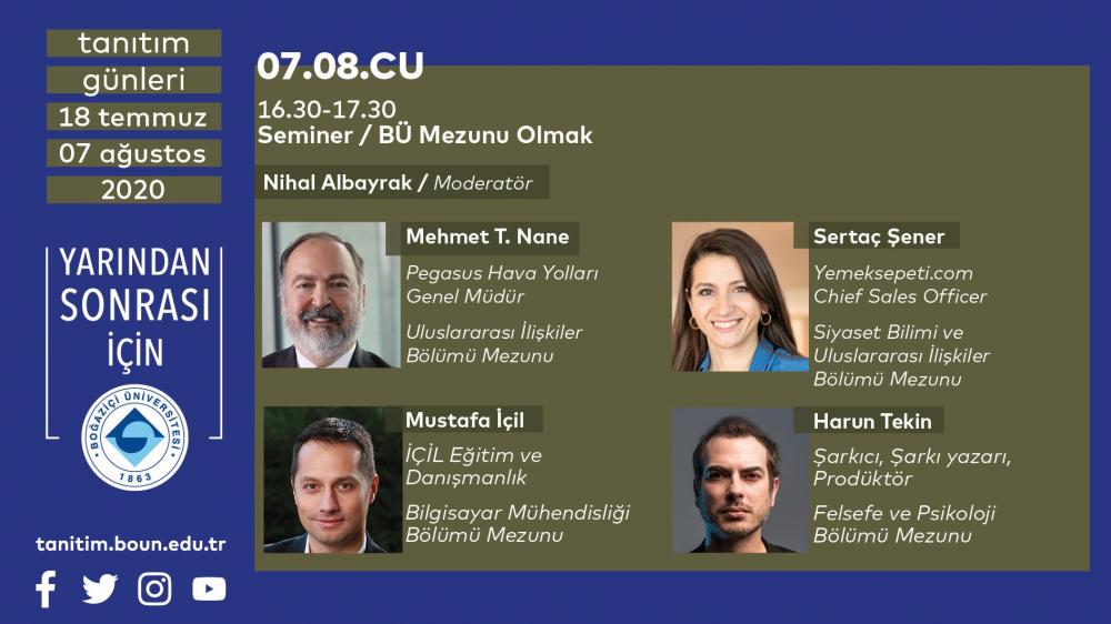 Boğaziçi mezunları, üniversite adaylarına seslendi: “Boğaziçi'nde deneyimleyecek çok şey var”