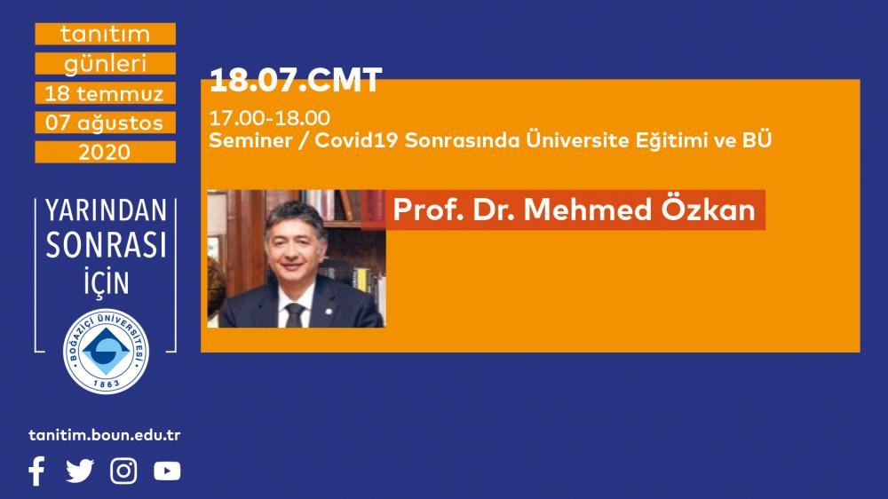 Rektör Mehmed Özkan: ‘'Eğitimde hibrit uygulamaların olacağı bir  döneme hazırlanıyoruz''
