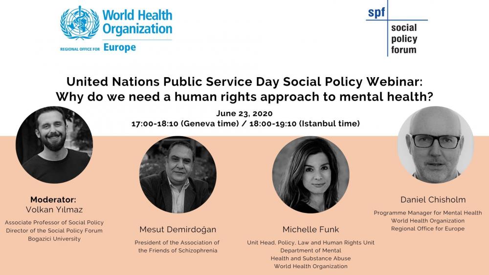 Ruh sağlığı konusuna insan hakları temelli bir yaklaşım şart!