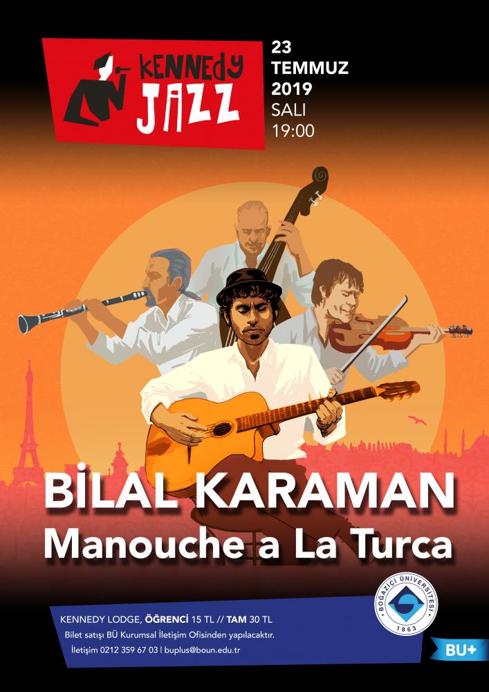 Boğaziçi'nde bahçede caz