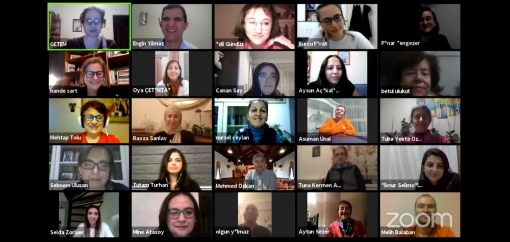 GETEM'den kitaplara ses olan gönüllüler için sanal sertifika töreni