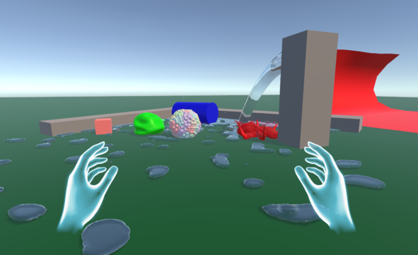 Real-Time Fluid, Cloth, SoftBodies Physics Simulation in VR