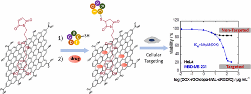 Functionalization of Reduced Graphene Oxide via Thiol–Maleimide “Click” Chemistry: Facile Fabrication of Targeted Drug Delivery Vehicles