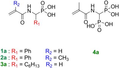 Synthesis, Photopolymerization, and Adhesive Properties of Hydrolytically Stable Phosphonic Acid-Containing (Meth)acrylamides