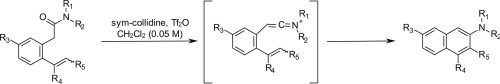 6π/10π-Electrocyclization of Ketene-Iminium Salts for the Synthesis of Substituted Naphthylamines