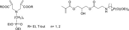 Synthesis and Polymerizations of Six Aminophosphonate Containing Methacrylates