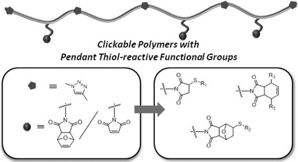 Clickable Poly(ethylene glycol)-Based Copolymers Using Azide–Alkyne Click Cycloaddition-Mediated Step-Growth Polymerization
