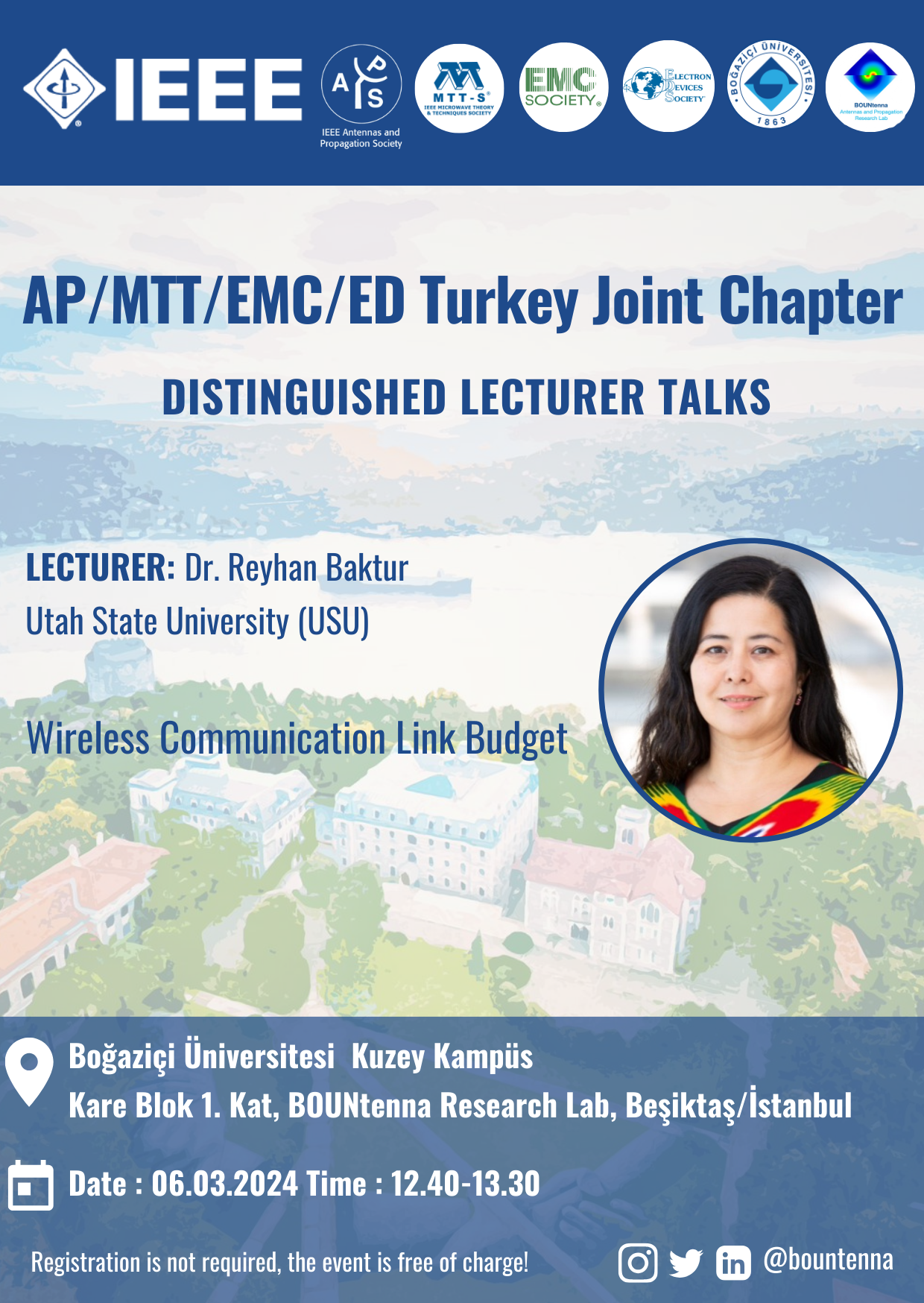 DISTINGUISHED LECTURER TALKS/ISTANBUL, DR. REYHAN BAKTUR