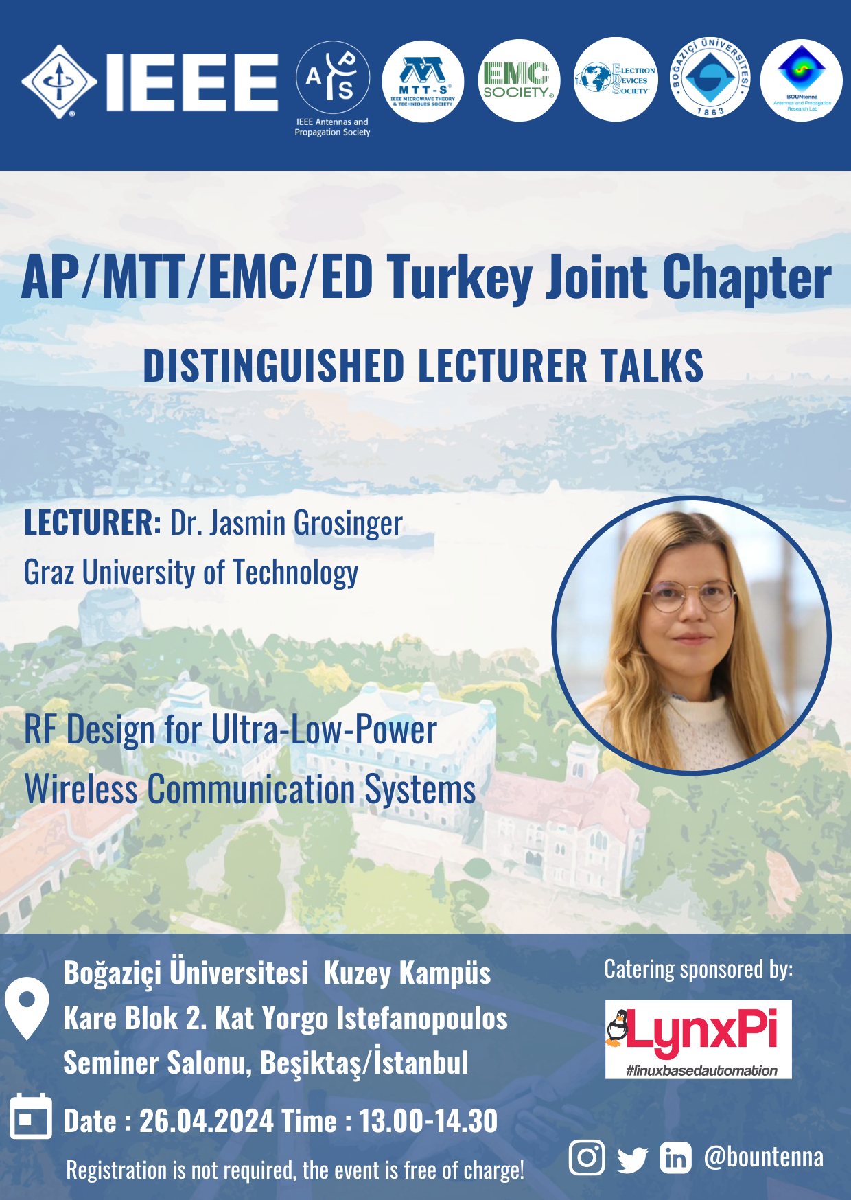 DISTINGUISHED LECTURER TALKS/ISTANBUL, DR. JASMIN GROSINGER