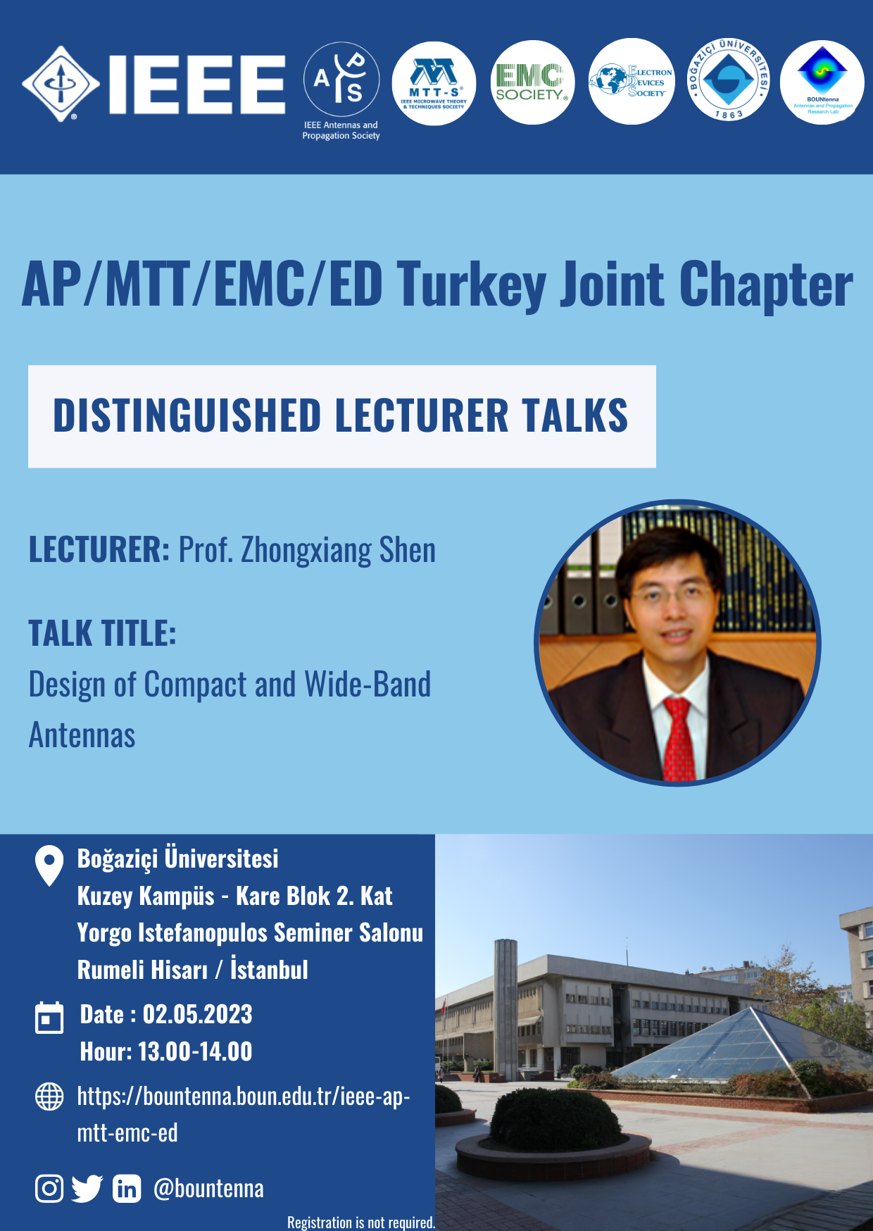 DISTINGUISHED LECTURER TALKS/ISTANBUL, PROF. ZHONGXIANG SHEN