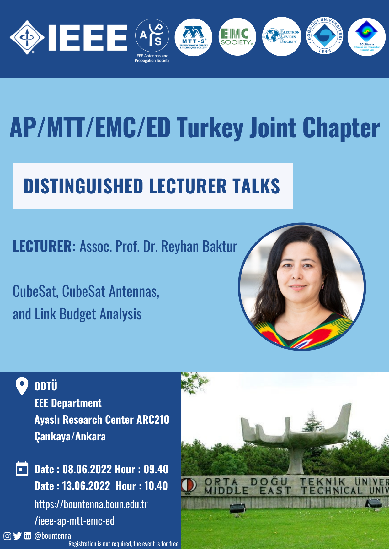 DISTINGUISHED LECTURER TALKS/ANKARA, ASSOC. PROF. REYHAN BAKTUR