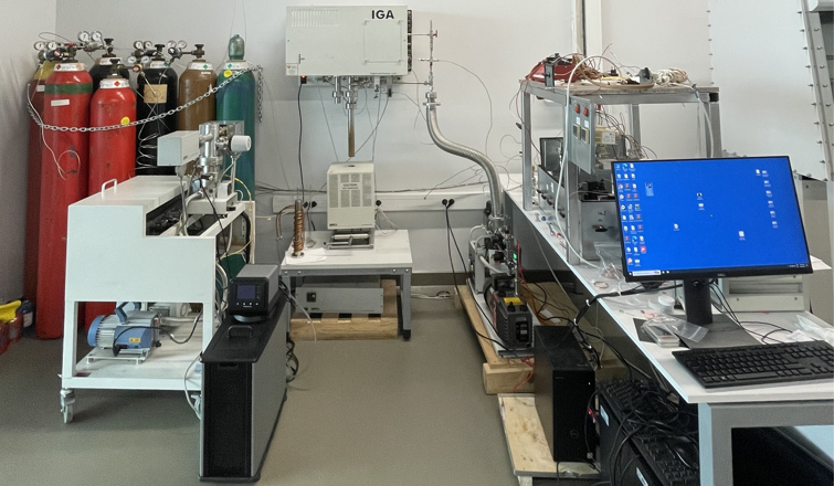 Gravimetric Analyzer-Mass Spec (IGA-MS) System