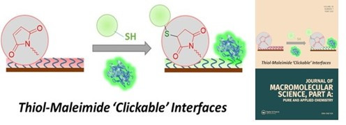 Functional polymeric coatings: thiol-maleimide ‘click' chemistry as a powerful surface functionalization tool