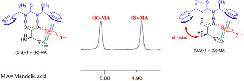 Enantiodiscrimination of carboxylic acids using single enantiomer thioureas as chiral solvating agents