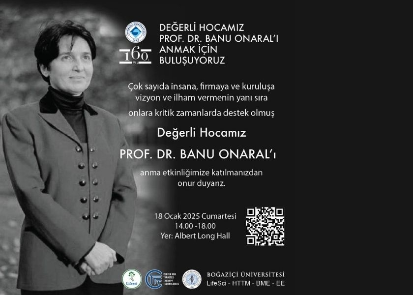 We are meeting to honor our esteemed professor, Prof. Dr. Banu Onaral