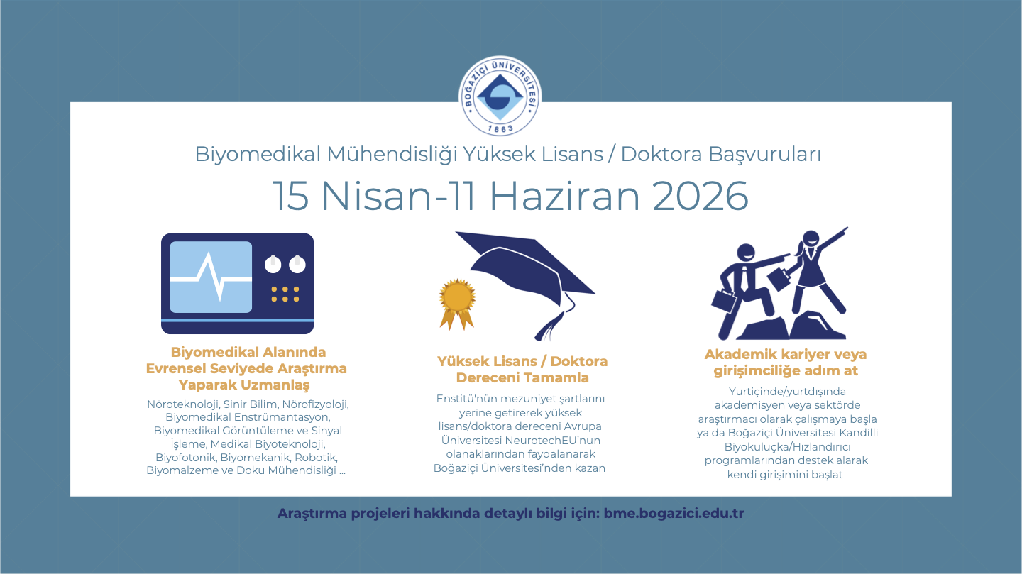  Lisansüstü Programları 2026/2027 Dönemi için Başvuru Dönemi