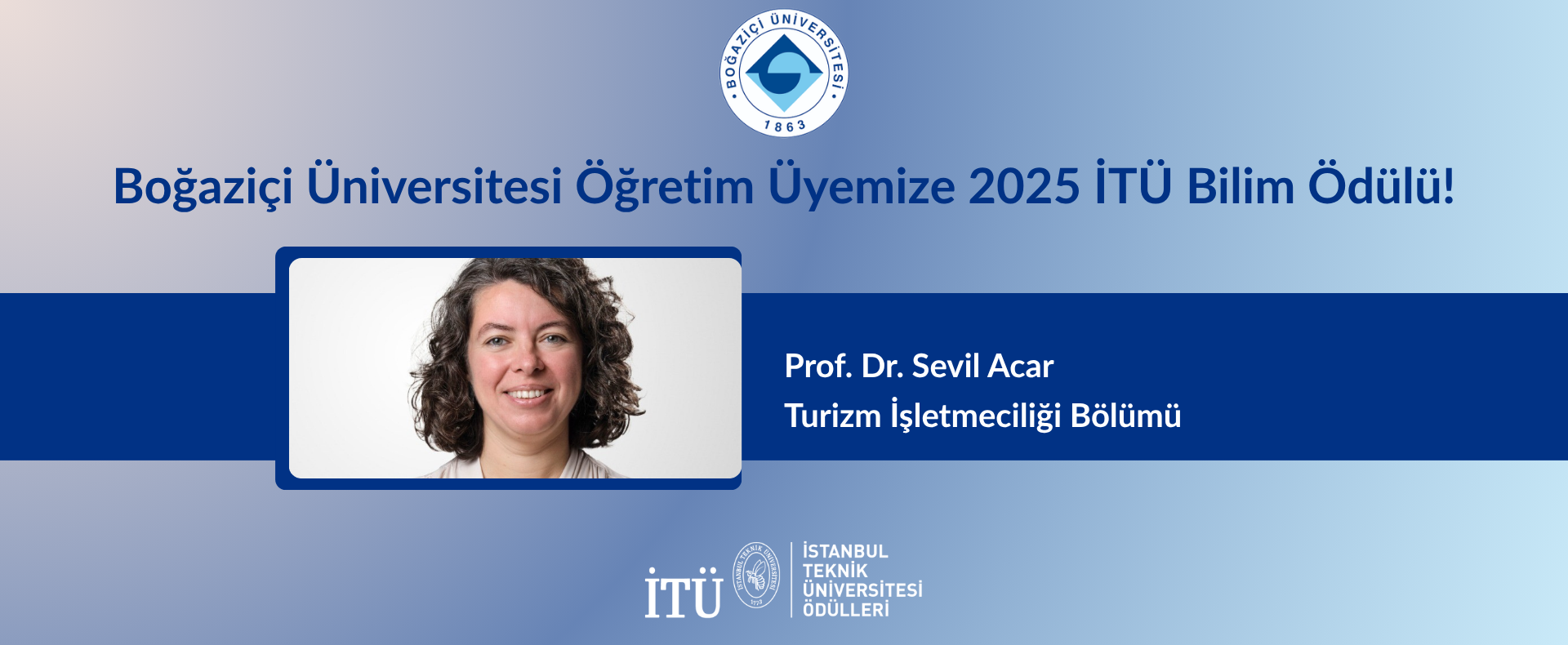 Prof. Dr. Sevil Acar 2025 İTÜ Bilim Ödülü'ne Layık Görüldü!